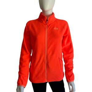 The North Face Orange Lightweight Fleece Pullover Small